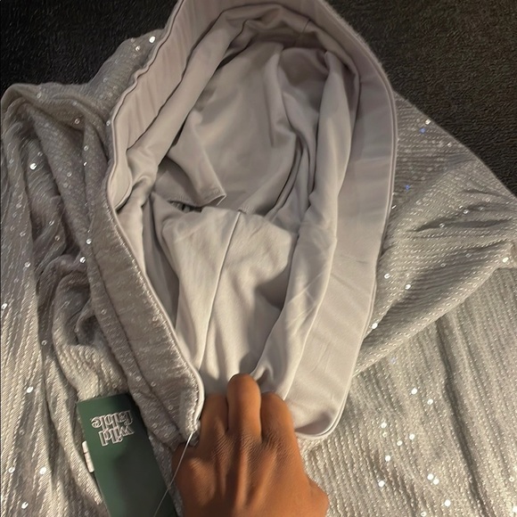 Wild Fable Glittery White Skirt - Picture 3 of 4